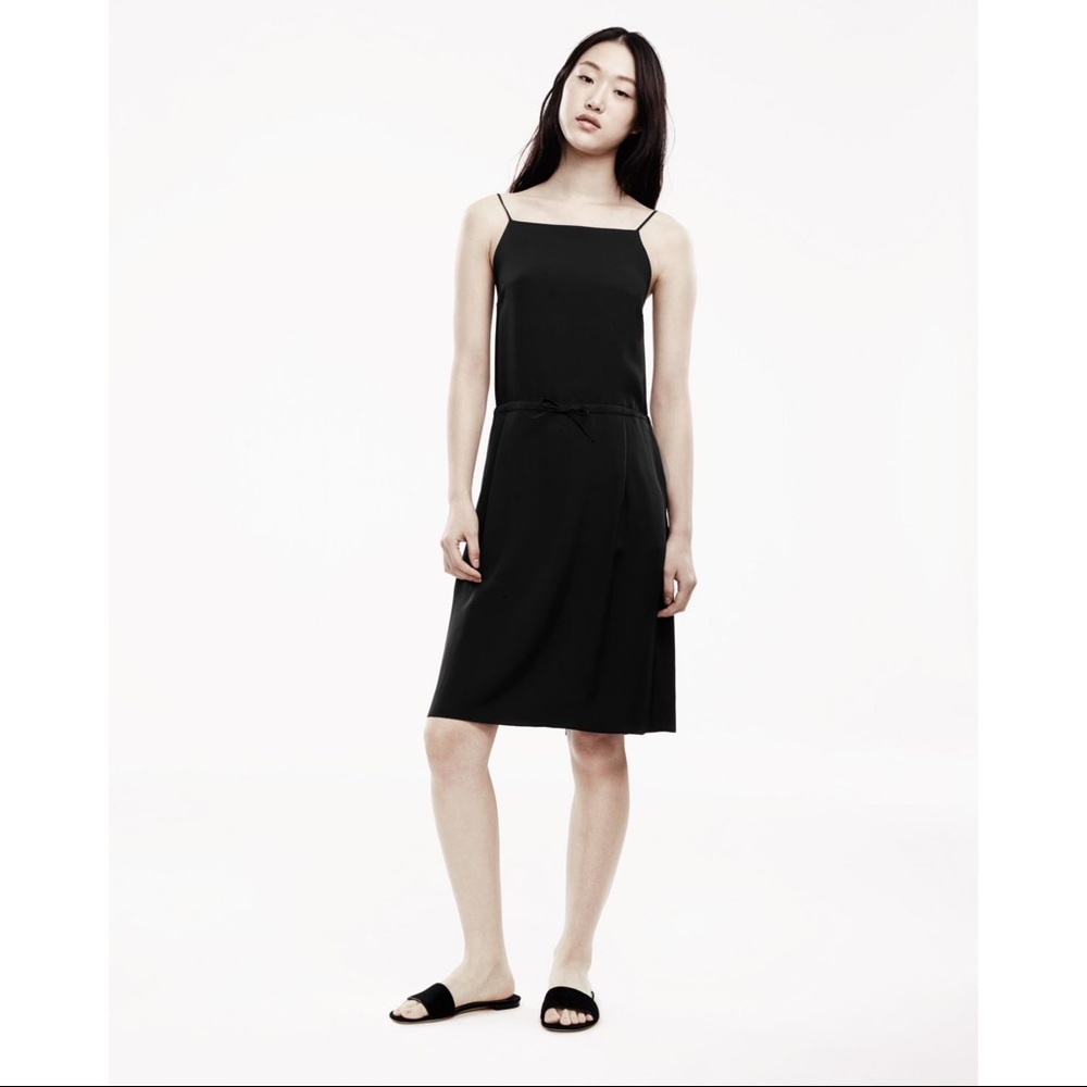 Theory ‘Ralene F’ Black Silk Dress